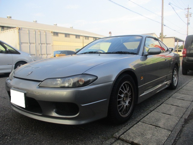 日産 Ｓ１５シルビア を同色全塗装しました！ | 全塗装専門工場 ティー・アール・シー